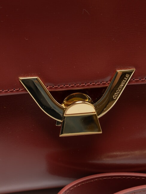 DEW SHINY CALF Sac &agrave; main avec bandouli&egrave;re Brandy - Sacs pour Femme