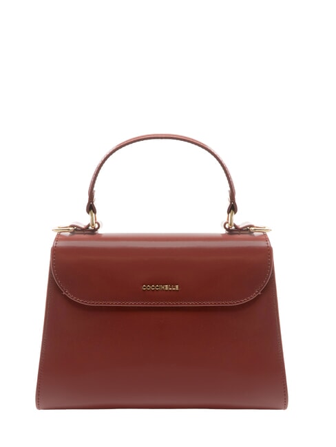 DEW SHINY CALF Sac &agrave; main avec bandouli&egrave;re Brandy - Sacs pour Femme