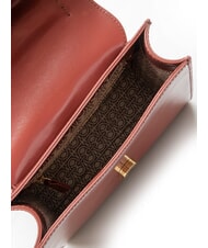 COCCINELLE DEW SHINY CALF Sac &agrave; main avec bandouli&egrave;re Brandy - Sacs pour Femme - 5