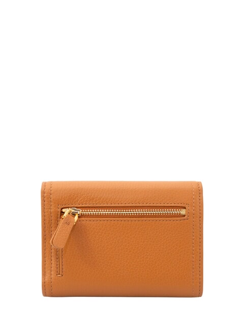 CAMPUS Portefeuille moyen en cuir martel&eacute; CUIR - Portefeuilles Femme