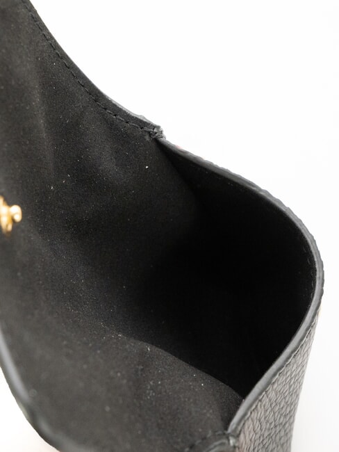 MYRINE portefeuille en cuir Noir - Portefeuilles Femme