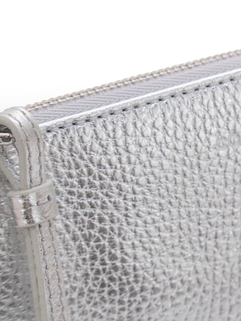 ALIAS Pochette en cuir ARGENT - Sacs pour Femme