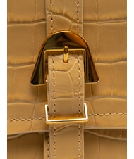 COCCINELLE MAGALU CROCO SHINY SOFT Sac &agrave; main avec bandouli&egrave;re beige frais - Sacs pour Femme - 3