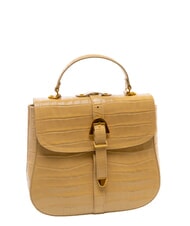 COCCINELLE MAGALU CROCO SHINY SOFT Sac &agrave; main avec bandouli&egrave;re beige frais - Sacs pour Femme - 6