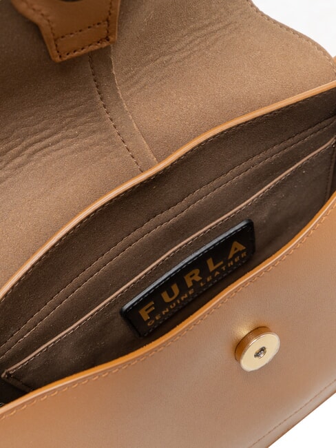 FLOW M Sac &agrave; main M en cuir tabac - Sacs pour Femme