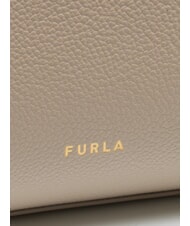 FURLA DEBBY Sac bandouli&egrave;re en cuir lin - Sacs pour Femme - 3