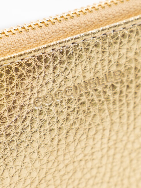 ALIAS  Pochette en cuir d'or - Sacs pour Femme