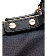 BORBONESE FRAME Sacoche de coffre, avec bandouli&egrave;re noir fonc&eacute; - Sacs pour Femme - 3