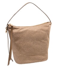 BORBONESE PRIVE Sac bandouli&egrave;re vertical mer Beiger - Sacs pour Femme - 2