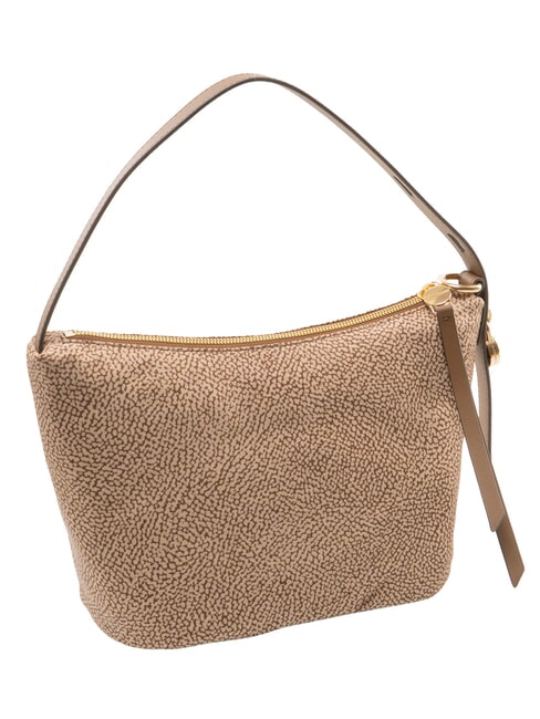 PRIVE Sac bandouli&egrave;re Hobo mer Beiger - Sacs pour Femme