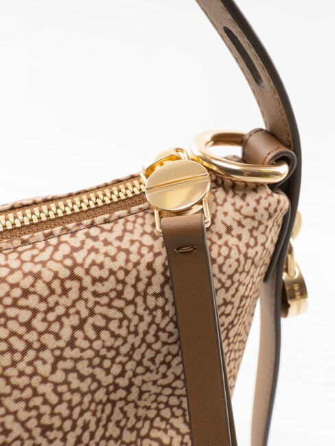 PRIVE Sac bandouli&egrave;re Hobo mer Beiger - Sacs pour Femme