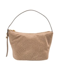 BORBONESE PRIVE Sac bandouli&egrave;re Hobo mer Beiger - Sacs pour Femme - 4