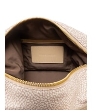 BORBONESE PRIVE Sac bandouli&egrave;re Hobo sable - Sacs pour Femme - 5