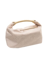 BORBONESE PLIE Sac bandouli&egrave;re Hobo sable - Sacs pour Femme - 2