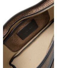 BORBONESE FLIGHT sac bandouli&egrave;re op naturel / noir - Sacs pour Femme - 5