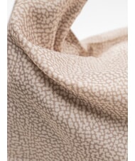 BORBONESE PLIE sac hobo moyen sable - Sacs pour Femme - 3