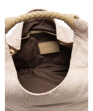 BORBONESE PLIE sac hobo moyen sable - Sacs pour Femme - 5