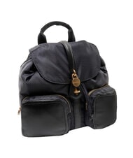 BORBONESE POCHE Sac &agrave; dos avec poches noir fonc&eacute; - Sacs pour Femme - 4