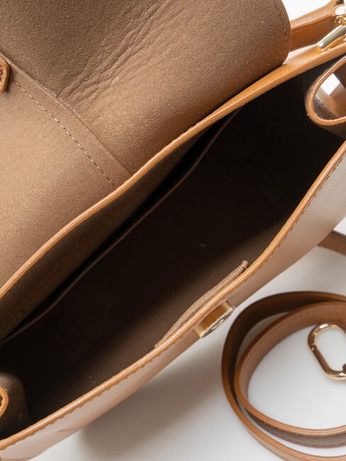 FLOW Mini sac &agrave; main tabac - Sacs pour Femme