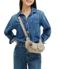 KIPLING RIKKA MINI sac bandouli&egrave;re signature beige en relief - Sacs pour Femme - 2