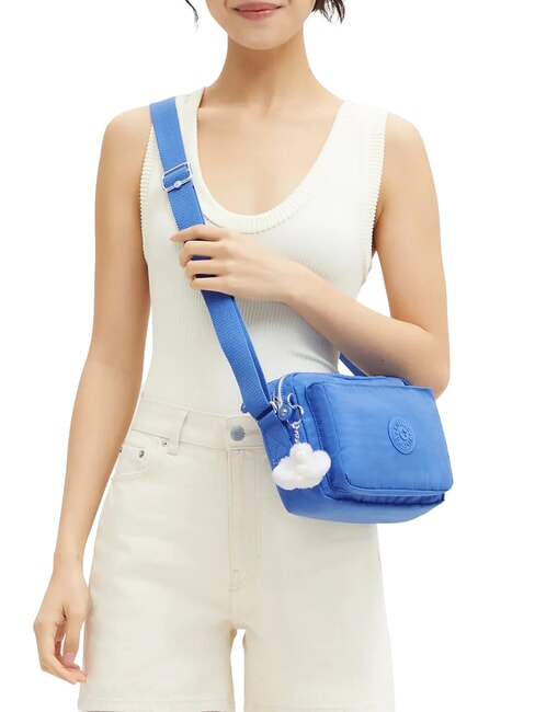 ABANU M sac d'&eacute;paule cocktail bleu - Sacs pour Femme