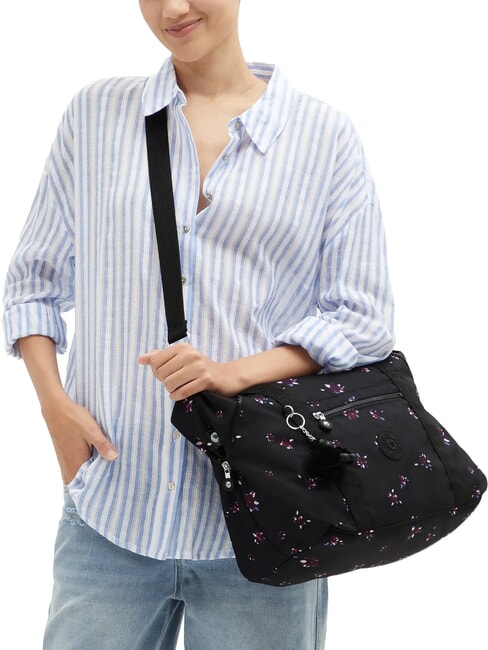 ART Sac &agrave; bandouli&egrave;re moyen avec bandouli&egrave;re fleur de nuit - Sacs pour Femme