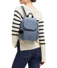 KIPLING CITY ZIP MINI Petit sac &agrave; dos &agrave; rabat pierre bleue - Sacs pour Femme - 2