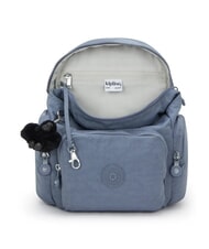 KIPLING CITY ZIP MINI Petit sac &agrave; dos &agrave; rabat pierre bleue - Sacs pour Femme - 4