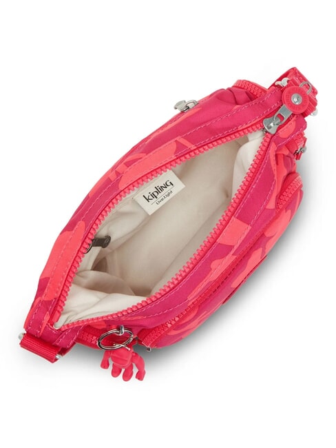GABBIE MINI sac d'&eacute;paule imprim&eacute; corail - Sacs pour Femme