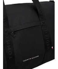 TOMMY HILFIGER TH REPREVE Sac de voyage avec bandouli&egrave;re le noir - Sacs de voyage - 4