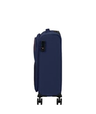 AMERICAN TOURISTER AIR WAVE Chariot &agrave; bagages &agrave; main bleu marine/orange - Valises cabine - 5