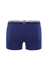 TRUSSARDI DOUBLE ELASTIC Lot de 2 paires de boxers marine - Slip homme - 3