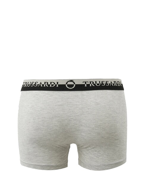DOUBLE ELASTIC Lot de 2 paires de boxers m&eacute;lange de gris - Slip homme