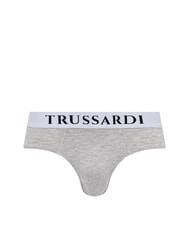 TRUSSARDI BASIC Lot de 2 slips m&eacute;lange de gris - Slip homme - 2