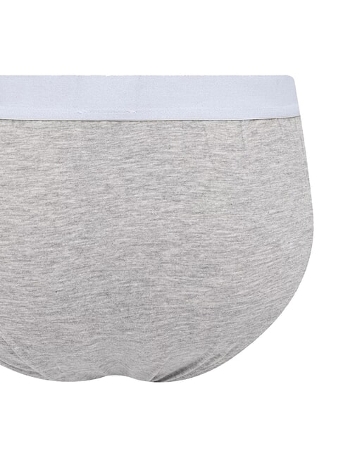 BASIC Lot de 2 slips m&eacute;lange de gris - Slip homme