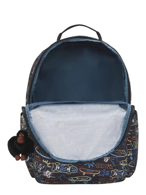 SEOUL COLLEGE BTS Sac &agrave; dos pour ordinateur portable 15 pouces patins fluo - Sacs &agrave; dos pour l'&Eacute;cole & les Loisirs