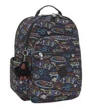 KIPLING SEOUL COLLEGE BTS Sac &agrave; dos pour ordinateur portable 15 pouces patins fluo - Sacs &agrave; dos pour l'&Eacute;cole & les Loisirs - 7