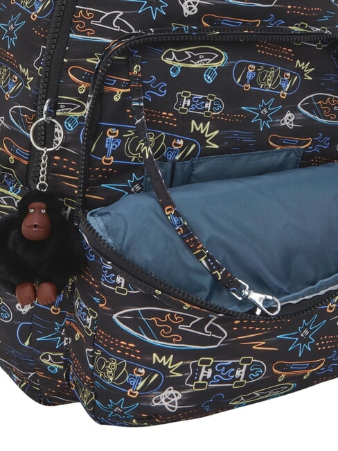 SEOUL COLLEGE BTS Sac &agrave; dos pour ordinateur portable 15 pouces patins fluo - Sacs &agrave; dos pour l'&Eacute;cole & les Loisirs