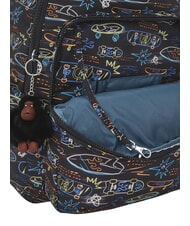 KIPLING SEOUL COLLEGE BTS Sac &agrave; dos pour ordinateur portable 15 pouces patins fluo - Sacs &agrave; dos pour l'&Eacute;cole & les Loisirs - 8