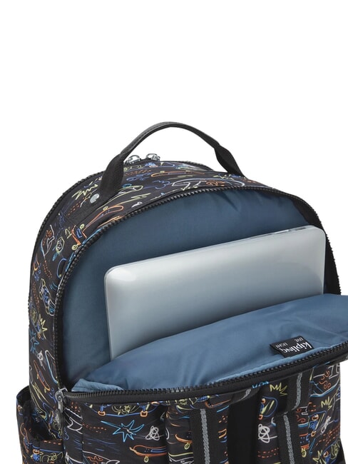 SEOUL COLLEGE BTS Sac &agrave; dos pour ordinateur portable 15 pouces patins fluo - Sacs &agrave; dos pour l'&Eacute;cole & les Loisirs