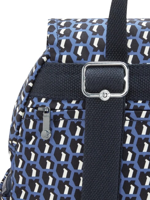 CITY ZIP S Sac &agrave; dos multipoches 3D K bleu - Sacs pour Femme