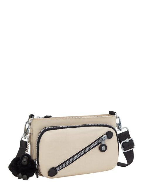 NEW MILOS sac bandouli&egrave;re retour &agrave; l'h&eacute;ritage beige - Sacs pour Femme