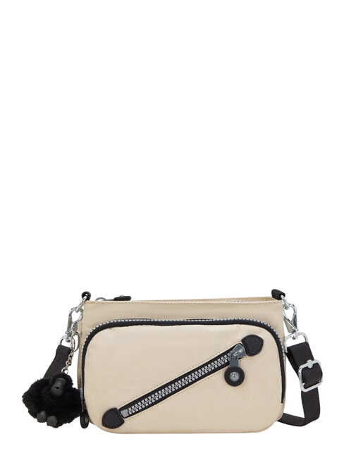 NEW MILOS sac bandouli&egrave;re retour &agrave; l'h&eacute;ritage beige - Sacs pour Femme