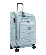 KIPLING NEW YOURI SPIN M Chariot extensible moyen feuilles de palmier - Valises Semi-rigides - 3