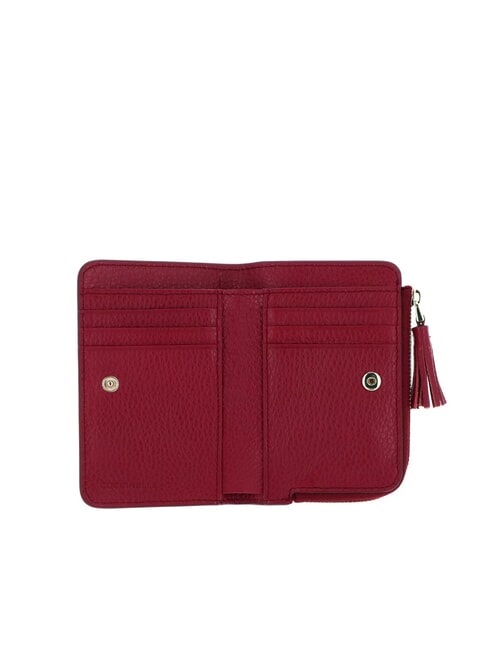 CAMPIONARIO - TASSEL  Portefeuille en cuir pour femme sangria - Portefeuilles Femme