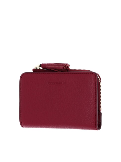 CAMPIONARIO - TASSEL  Portefeuille en cuir pour femme sangria - Portefeuilles Femme
