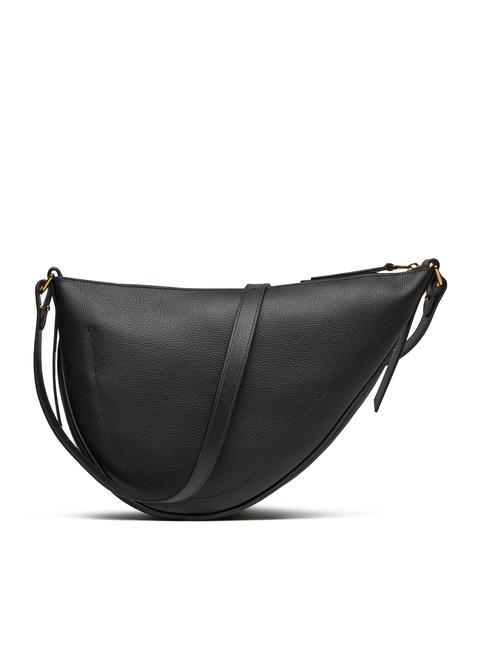 CAMPIONARIO - SNUGGIE  Sac bandouli&egrave;re, en cuir noir/cuir - Sacs pour Femme