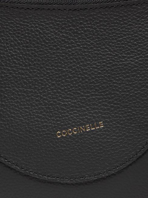 CAMPIONARIO - SNUGGIE  Sac bandouli&egrave;re, en cuir noir/cuir - Sacs pour Femme