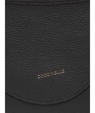 COCCINELLE CAMPIONARIO - SNUGGIE  Sac bandouli&egrave;re, en cuir noir/cuir - Sacs pour Femme - 3