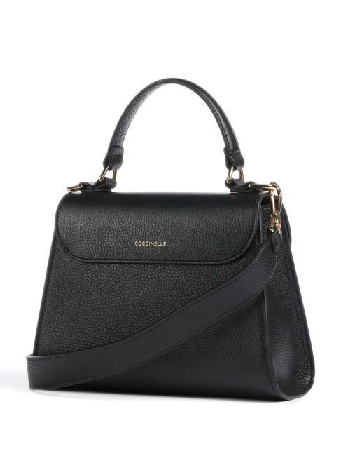 CAMPIONARIO - DEW  Sac &agrave; main, avec bandouli&egrave;re Noir - Sacs pour Femme